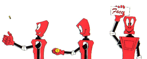 Le robot lanceur de pièce