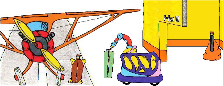 Le robot transporteur de valises